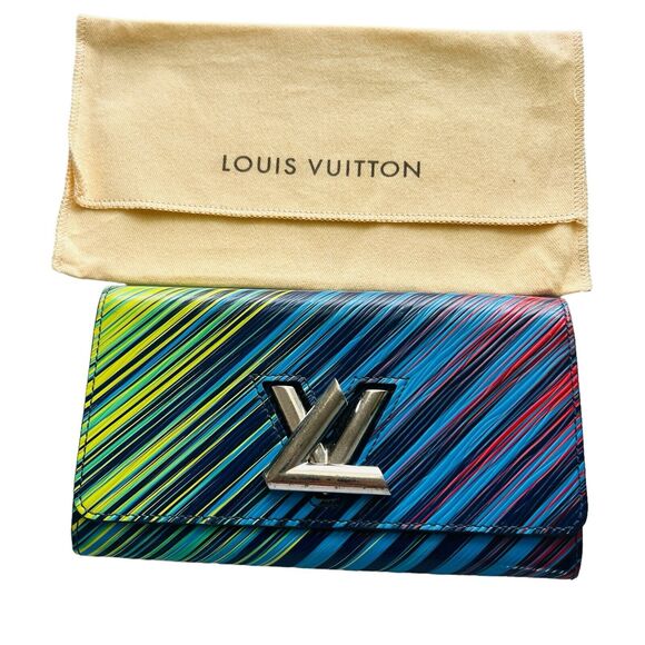 Louis Vuitton Limited Edition Twist Wallet Epi Leather Tropical - Picture 1 of 14